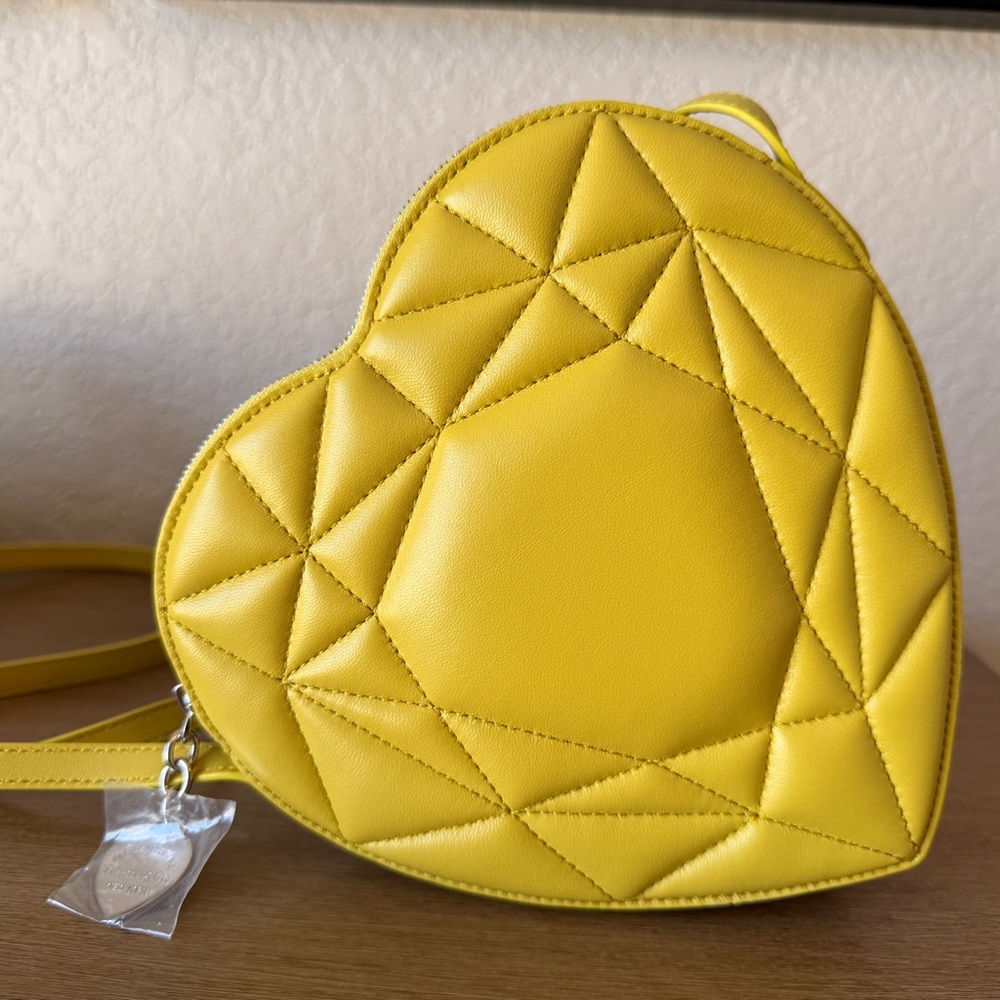 Tiffany & Co. Yellow Heart-Shaped Quilted Bag